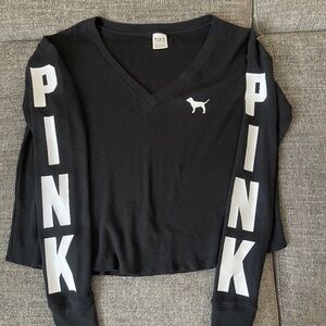 PINK cropped long sleeve